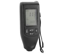 Haofy Dati Portatili di Registrazione dello Spessore del Colore per Laboratori, 1 Traffico Strumenti di Test Non Distruttivi ABS -bring Forte di Rivestimento Spessore di (BLACK)