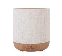 Haofy Design Elegante Piccolo Umidificatore, Diffusore Olio Essenziale con Tessuto Luce Notturna Paralume Basso Rumore per l'Uso Commerciale del Bagno di Casa, Uso Versatile