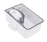 Haofy di Pompa per Pozzetto Marino per Doccia da 600 GPH, Design a Ingresso Multiplo, Plastica Impermeabile 12 V con Interruttore Automatico Integrato per Drenaggio Doccia per Barche