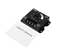Haofy Dimmer LED DC 12V 24V 30A Regolatore Dimmer PWM con Manopola Luminosità Regolabile e Funzione di Memoria Automatica per Strisce Luminose LED Monocolore