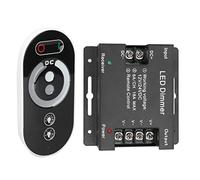 Haofy Dimmer LED Wireless 12V 24V con Telecomando RF Touch per Strisce Luminose LED, Strisce Flessibili, Wallwasher, Lampade per Facciate Continue in Vetro, Basso Consumo Energetico, Cortocircuito