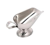 Haofy Dispenser per Salse in Acciaio Inossidabile con Finitura a Specchio, Beccuccio Antigoccia e Manico Ergonomico, Generosa capacità per Cene del Ringraziamento e Servizio a Casa (8 once)