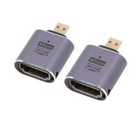 Haofy DisplayPort to HD Multimedia Interface Adattatore 8K 48Gbps Konverter Plug and Play for ThinkPad X1 Carbon X230 Universal Alluminum Legoy 2 Pack