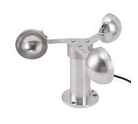 Haofy Dispositivo di Allarme velocità del Anemometro a 3 Tazze con Memoria di Interruzione di Corrente e Ampio Campo di Misurazione Monitor della velocità del per Stazioni Ferroviarie,