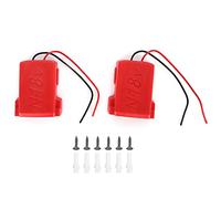 Haofy Dock Adattatore Batteria ABS Resistente Agli Urti Connettore di Alimentazione Efficiente per Conversione Batteria M18 18V/2 Set