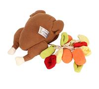 Haofy Dog Snuffle Toy Turchia Turchia Verdure di Allenamento per Cuccioli Interattivi Profumati Play con Funzione Sonora Incorporata per la Lenta Stimolazione del Cervello Alimentare