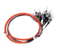 Haofy Durevole Cavo Pigtail in Fibra Multimodale a 12 con Elevata stabilità, Interfaccia ST/UPC, Adatto per Sistemi di Comunicazione in Fibra Ottica, 1 Cavo Pigtail in Incluso