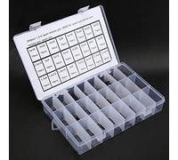 Haofy Durevole Set di Coppiglie di Posizionamento Cave da 240 Pezzi, Kit Assortimento di Perni Elastici in Acciaio Al Carbonio 1,5-5", Perfetto per Collegare e Fissare Parti, per Meccanici e Ingegneri