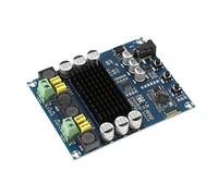 Haofy Efficiente Scheda Amplificatore Audio Bluetooth 4.0 TPA3116D2 a Doppio Canale 120W+120W con Custodia in Acrilico, Circuito di Autoprotezione per L'intrattenimento Domestico