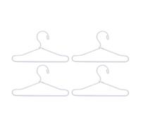 Haofy Elegante Mini Bambola Ganci per Abiti in Acciaio in Acciaio Organizzatore per Guardaroba per Bambole 20pcs