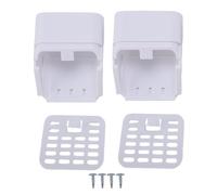Haofy Estensione Dell'adattatore del Connettore da 3x4 Pollici per Il Connettore per Downspout di Tipo A con Cerchio di Tenuta Premium e Copertura di Blocco degli Animali per di (White)