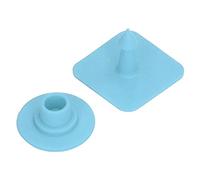 Haofy Etichette Auricolari Vuote, 100 Pezzi, Marcatori Quadrati in Plastica per l'identificazione degli Animali, per Bovini, Suini, Tenuta dei Registri del Bestiame con Superficie Scrivibile per la