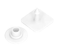 Haofy Etichette Auricolari Vuote, 100 Pezzi, Marcatori Quadrati in Plastica per l'identificazione degli Animali, per Bovini, Suini, Tenuta dei Registri del Bestiame con Superficie Scrivibile per la