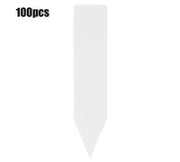 Haofy Etichette per Orto 100 Pezzi Etichette per Piante Impermeabili Marcatori di Paletti Bianchi in PVC per L'identificazione della di Erbe di Pomodoro a Partire da Semi (WHITE)