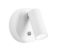 Haofy Faretto Moderno Faretto da Soffitto a LED, Luce da Lettura Dimmerabile con Controllo Touch con Angolo di Illuminazione Regolabile per Camera da Letto e Scrivania (Luce calda)
