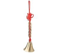 Haofy Feng Shui Bell, Ciondoli della Nappa Moneta di Rame dell'imperatore, Campana del in Ottone con Monete per il Successo della Pace Preghiere, Sospeso per Buona Fortuna e Attrazione per la
