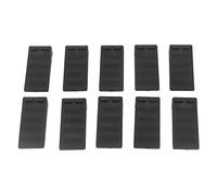 Haofy Fermaporta Anti-collisione, Design Inclinato, Non Perforante, per Pavimenti Lucidi, 10 Pezzi in TPR