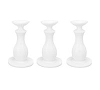 Haofy Fermaporta per Lavatrice 3 Pezzi Supporto per Lavatrice in Gomma a Carico Frontale con Ventosa per Circolazione dell'aria, Piccole Lavanderie, Uso, Manutenzione Quotidiana (WHITE)