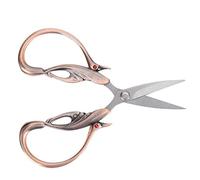Haofy Forbici, retrò di Forbici in Acciaio Inossidabile a Forma di Cigno Fai -da -te Tessuti per Cuciture per Cuciture per Cucire Accessori per Ricami, Artigianato, Opere D'arte (Oro rosa)