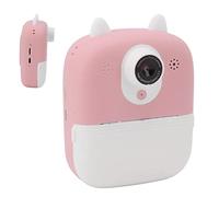Haofy Fotocamera Istantanea Display HD da 2,4 Pollici Doppio Obiettivo con Timer da 5 Secondi Riconoscimento Facciale Stampa Fotocamera Digitale per Bambini Uso Domestico, Avventure di Viaggio,