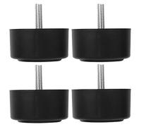 Haofy Gambe per Divani Rotonde da 4 Pezzi, Parti di Divani Piedini per Mobili per e Armadi con Viti M8, Altezza Regolabile per Uso in Soggiorno Gambe per Rotonde da 4 Pezzi, Robuste Plastiche PP Anti