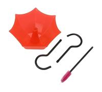 Haofy Gancio per Fossato per Formiche Mangiatoia per colibrì 5 Once - Design Rosso Traslucido con ABS e Ferro per un Facile Monitoraggio del Livello e Prevenzione delle Formiche, Uso in Giardino e