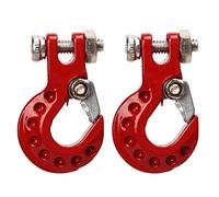 Haofy Gancio per Verricello RC, 2 Pezzi, Gancio per Rimorchio in Lega di Alluminio Leggero per Auto RC in 1/10, Modelli SCX10 D90 D110 TF2 la Struttura Robusta Resiste Alla Ruggine, Facile da