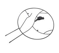 Haofy Giardino degli Uccelli, Supporto per Piante in Metallo e Ferro 30x40 Cm per Piante Rampicanti, Decorazioni a Forma di, Inserimento Facile, per Giardini Balconi Cortili Cortili Fioriere per