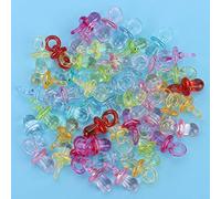 Haofy Giocattoli da Masticare per Pappagalli, 50 Pezzi di Accessori per Capezzoli in Plastica, Set di Intrattenimento Colorato per Pappagalli e Calopsitte