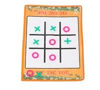 Haofy Gioco Pieghevole Naughts and Crosses per Bambini Gioco da Viaggio Leggero per L'intrattenimento Familiare Tessuto Non Tessuto 1 Set