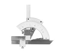 Haofy Goniometro Universale Goniometro 0-320° Strumento di Regolazione Fine Resistente All'usura per la Lavorazione del Legno (Tipo ordinario in acciaio ad alto tenore di)
