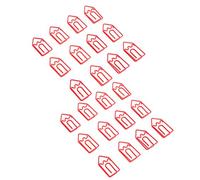 Haofy Graffetta a Forma Carina per L'organizzazione di Documenti, Studio e Uso in Ufficio, Spilla a Forma di Matita da 24 Pezzi per Bambini e Adulti, 2 Scatole