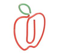 Haofy Graffette a Forma di Frutta Metallo Antiruggine con Design Antiscivolo per Ufficio - Graffette Decorative Presa per l'organizzazione di Documenti Scolastici a Casa 100 Pezzi