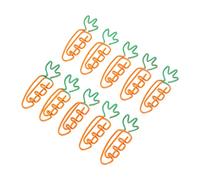 Haofy Graffette Carota 100 Pezzi in Metallo Colorato di Piccola capacità per Ufficio, Casa, Scuola con Graffette Dal Design Creativo Carino per Organizzare Documenti, Lettere, Progetti Artistici