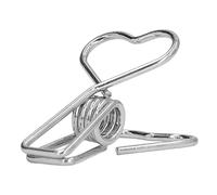 Haofy Graffette con Design a Cuore Segnalibri in Metallo per Eventi di Matrimonio in Ufficio Scolastico Dimensioni Compatte 0,6 X 1,1 Pollici Ideale per Organizzare Documenti Segnalibri Creativi