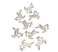 Haofy Graffette Leggere Colorfast Multifunzionali a Forma di Cervo, Graziose 20 Pezzi per Ufficio, Scatola di Immagazzinaggio Inclusa