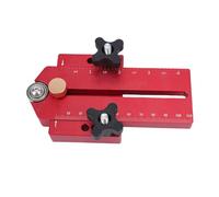 Haofy Guida Sottile Regolabile in Lega di Alluminio da 0-110 Mm per da Tavolo, Robusta Guida per Tagli Trasversali Precisi e Tagli Ripetuti Sul Tavolo del Router per a Nastro