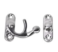 Haofy HAP -Hop -Hop Hook Experience Hook per Scheuling 30 STCS 3,2 X 2,8 Cm per Progetti Domestici (gancio sinistro d'argento)