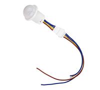 Haofy Interruttore Corpo Sottile con Sensore, Sensore di Movimento a Infrarossi, Si Accende e Spegne Automaticamente, Adatto per l'illuminazione di Casa e Ufficio (MR-HW06A 35 mm di lunghezza, 25