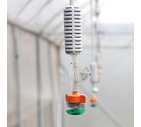Haofy Irrigatore in ABS con Raccordo Antigoccia, 5 Pezzi, Design Antigoccia Senza Ponte, Garantisce un'emissione di Spruzzo Costante e Uniforme, Lavabile Manualmente, Senza Attrezzi, per Giardino,