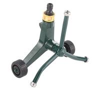 Haofy Irrigatore in Metallo a Tre Bracci con Rotazione a 360° con Connettore G3/4 in Acciaio Inossidabile per Prato Domestico, Irrigazione del Giardino, Raffreddamento del Tetto