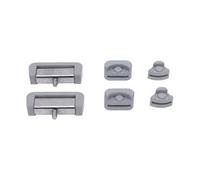 Haofy Kit Cerniera per Macchina da Cucire Industriale Supporto in Gomma | Base in Ferro Solido con Nucleo in Gomma Elastica, Attenua le Vibrazioni a 2000 Giri Al Minuto, Riduce il Rumore Metallico,