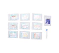 Haofy Kit di 20 Strisce Reattive per Pozzetto Parametrico e Acqua di | Metodo di Lettura Rapida per Immersione, Tabella Colori Integrata per una Facile Corrispondenza, Rileva la Durezza PH Ferro