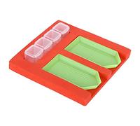 Haofy Kit di Accessori Artistici Vassoio in Schiuma Resistente Organizzatore di Stoccaggio per Perline per Pittura con Diamanti, Adatto a Tutti i Diamanti, Rendendo il Processo di Pittura più