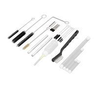 Haofy Kit di Pulizia dell'aerografo con Spazzole in Acciaio Inossidabile 2 Flaconi di Lubrificazione Aghi di Ricambio per Artisti e Modelli - Set Completo di Strumenti di Pulizia Spray Previene gli