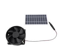 Haofy Kit di Ventola del Pannello Solare da 10W, Ventola di unità Solare per All'aperto, Senza Batterie, Piombo a Energia per Escursioni e Picnic