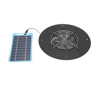 Haofy Kit di Ventole del Pannello Solare, Pannello Solare da 5 w Kit Ventilatore a Scarico Solare in Silicio Monocristallino, con Ventole Solari di Valutazione IP65 per L'esterno