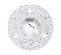 Haofy Kit Luce Ventilatore a Soffitto a LED da 4,92 Pollici 18W 3CCT Dimmeble Retrofit Pannello 3000K 4000K 6000K, Magnetic Easy Installa (230V)