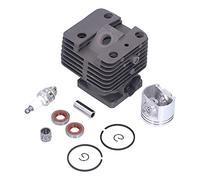 Haofy Kit Pistone Cilindro di Ricambio Durevole per Motoseghe FS250 FT250 HT250, per Motoseghe da Giardino in Lega di Alluminio Diametro Foro Inferiore 1,6"