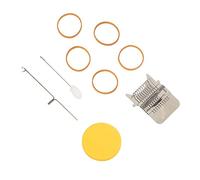 Haofy Kit Telaio da Rammendo Portatile con Accessori per Rammendare Rapidamente i Vestiti e Design Creativi, per gli Appassionati del Fai da Te (acciaio inossidabile + plastica)